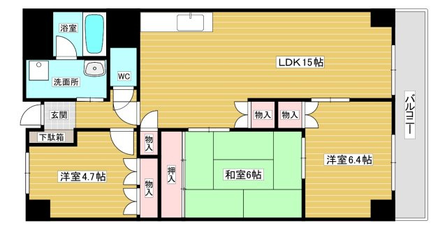 【間取り】 | ルノン大森・ドゥ