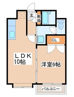 フォルジュ山田の間取り|間取りです。