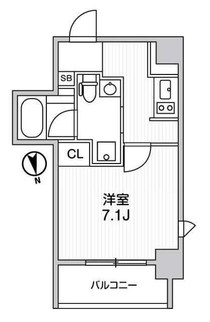 Ｌｉｇｈｔｈｏｕｓｅ元浅草の間取り