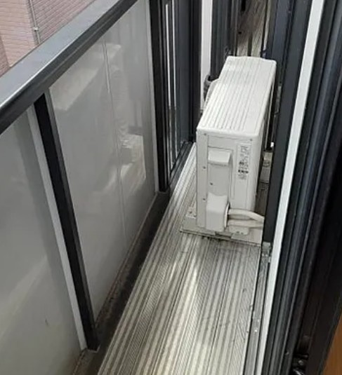 チェリーハイツのバルコニー