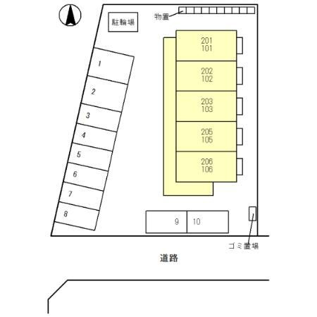 D-roomEnomotoの区画図