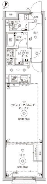 ＣＲＥＡＴＩＦ池袋の間取り