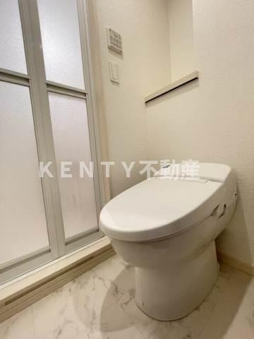 【トイレ】 | サンシャイン南馬込 | 落ち着いた色調のトイレです