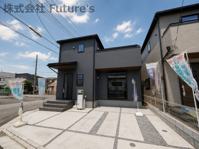 八潮市八潮7丁目　新築戸建　全5棟　3号棟の外観|税優遇が受けられる長期優良認定住宅