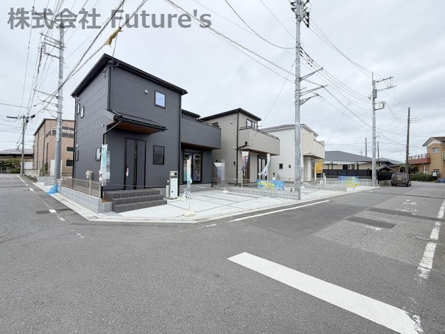 八潮市八潮7丁目　新築戸建　全5棟　3号棟の前面道路含む現地写真|前面道路含む現地写真です。