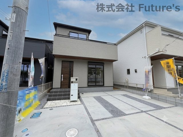 八潮市八潮7丁目　新築戸建　全5棟　4号棟の外観|税優遇が受けられる長期優良認定住宅