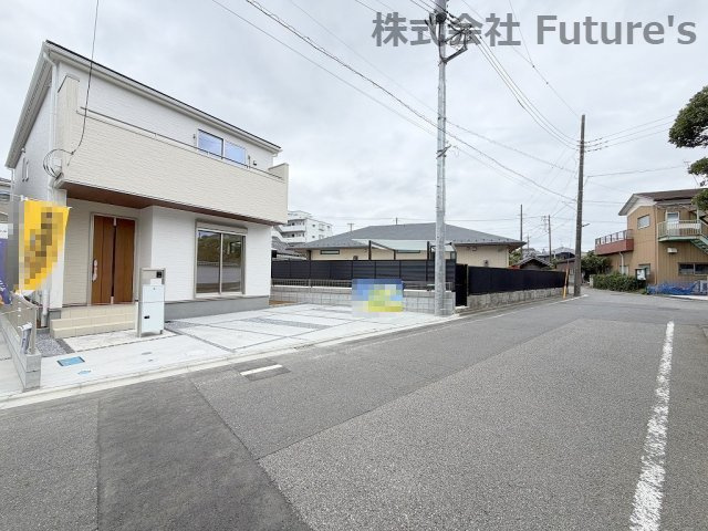 八潮市八潮7丁目　新築戸建　全5棟　5号棟の前面道路含む現地写真|前面道路含む現地写真です。