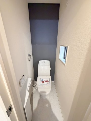 八潮市八潮7丁目　新築戸建　全5棟　5号棟のトイレ|1階のトイレです