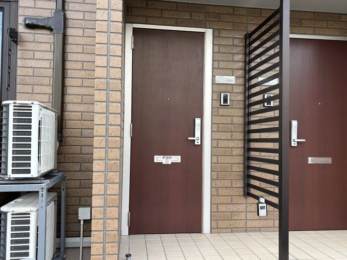グランハート　A棟の玄関