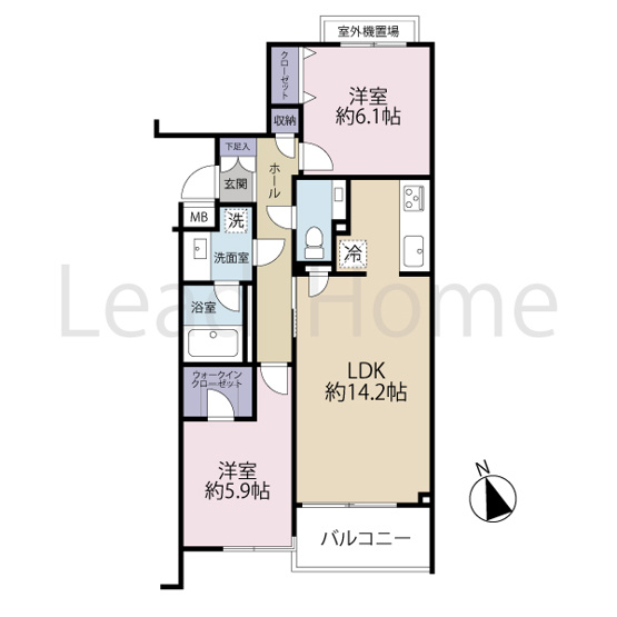 【間取り】 | プレスティージュ目黒東山