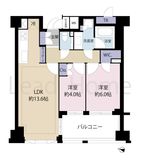 【間取り】 | グランリビオ恵比寿