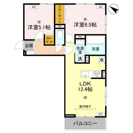 D-Regalo下馬Sの間取り