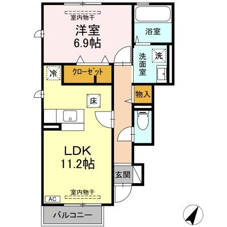【間取り】 | リールセゾンC