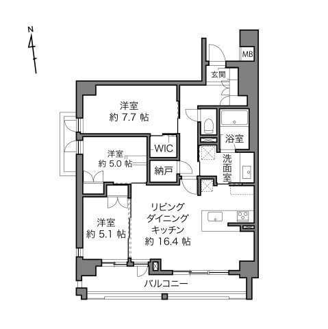 【間取り】 | リストレジデンス目黒本町