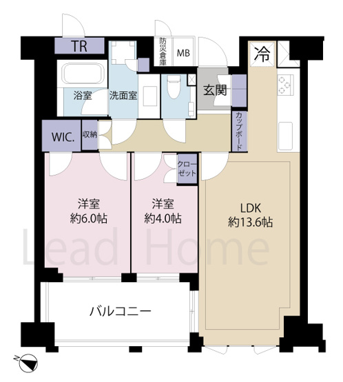【間取り】 | グランリビオ恵比寿
