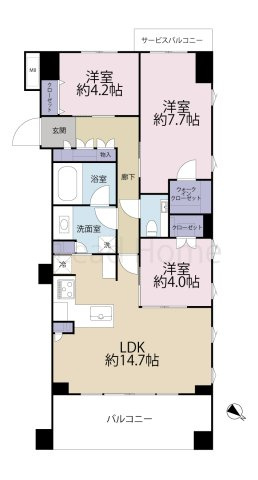 【間取り】 | ドレッセ碑文谷