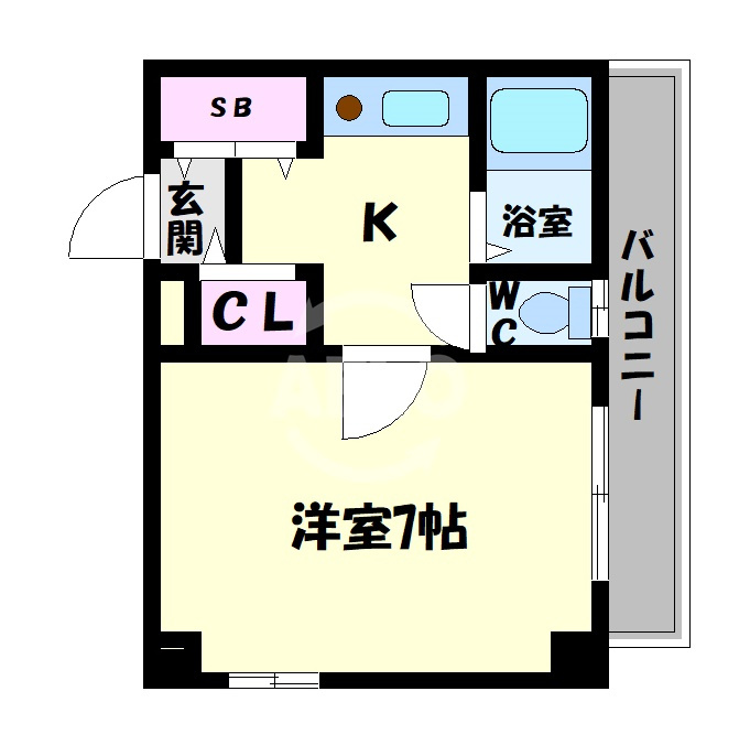 舟橋青山ビルの間取り|舟橋青山ビル　間取り
