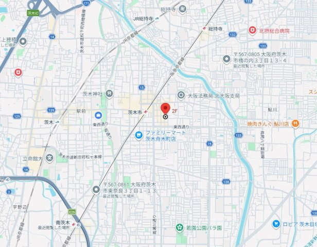 ボンメゾンフタバの地図
