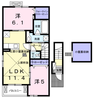 【間取り】 | トゥール　ドール | 間取りです。