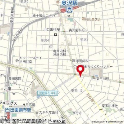 【地図】 | 日興パレス田園調布第2