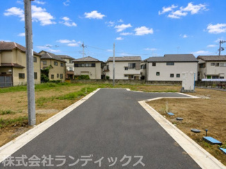 【前面道路含む現地写真】 | 昭島市武蔵野２丁目売地　６号地