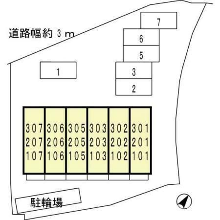 ジュネス・ブランドールの区画図