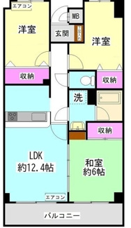 【間取り】 | パルテ西山 | 間取りです。