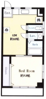 【間取り】 | 萩中マンション | 間取りです。