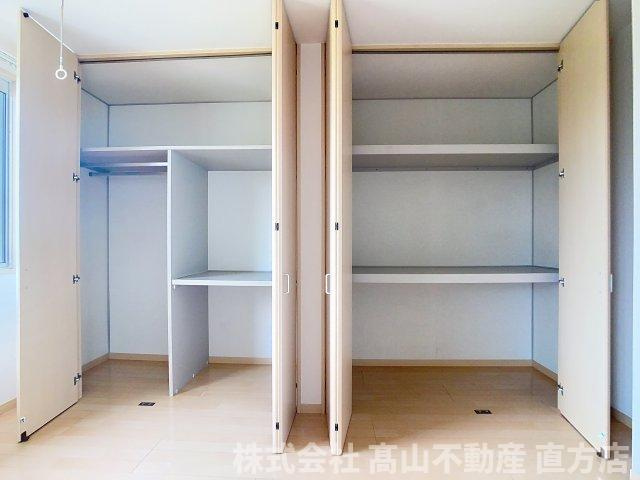 宮若市沼口のアパートの収納