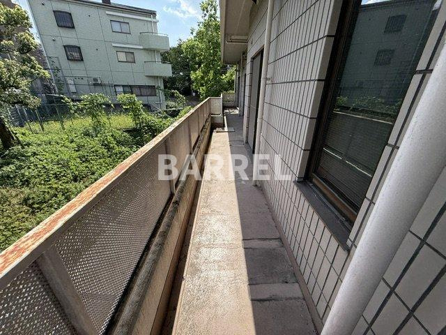 第二福井マンションのバルコニー