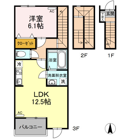 グランエールの間取り