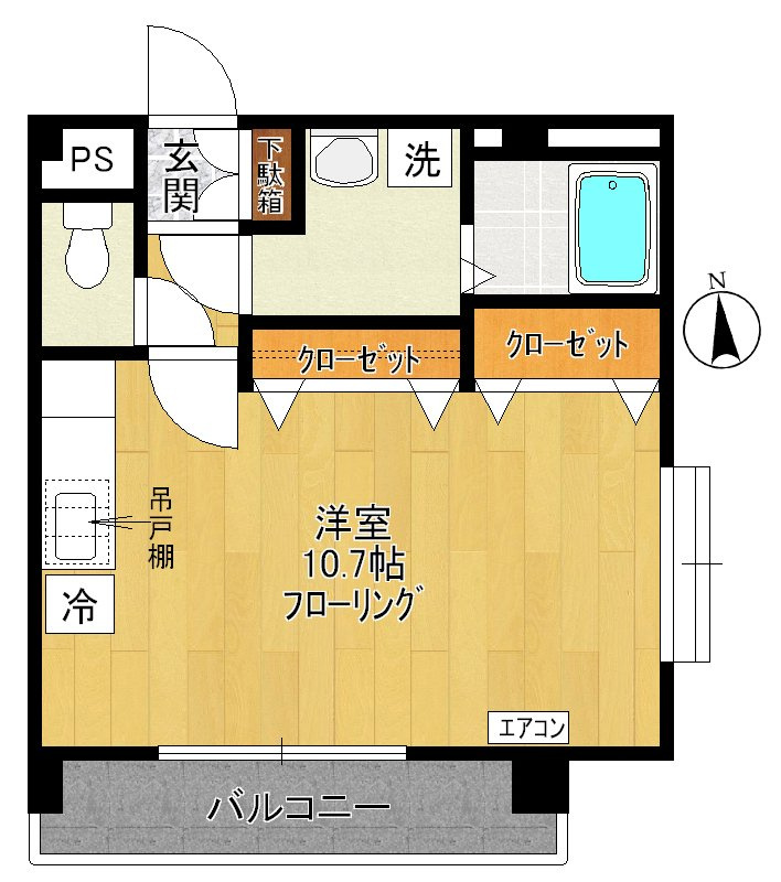 メゾン梨花ＩＩの間取り
