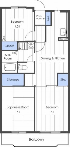 パラシオン糀屋の間取り
