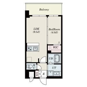 S-RESIDENCE東三国amanteの間取り