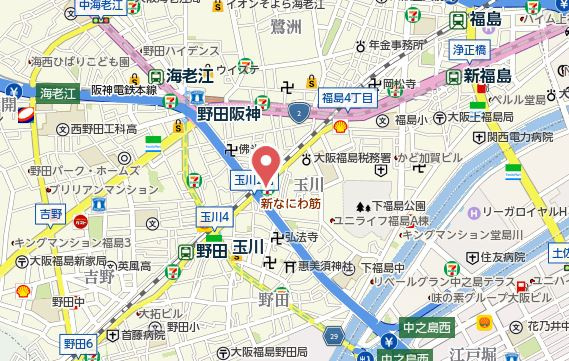 【地図】 | エステムコート大阪福島Ⅱレイヤー