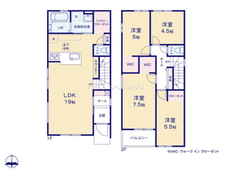 【間取り】 | 名古屋市中村区諏訪町２丁目84【仲介手数料無料】新築一戸建て　2号棟
