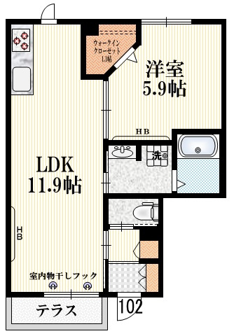 メゾン　パルクの間取り