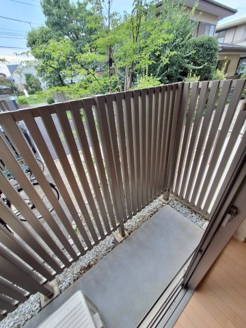 メゾン　パルクのバルコニー