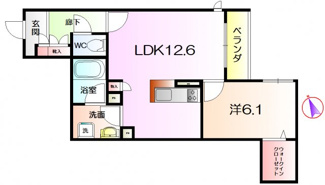 【間取り】 | Ｌ’Ｈｏｔｅｌｄｅ三国ヶ丘