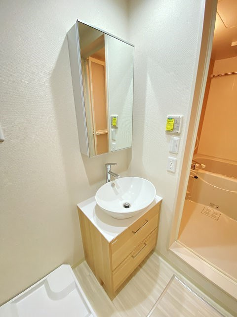 尼崎市東園田町２丁目のアパートの洗面所