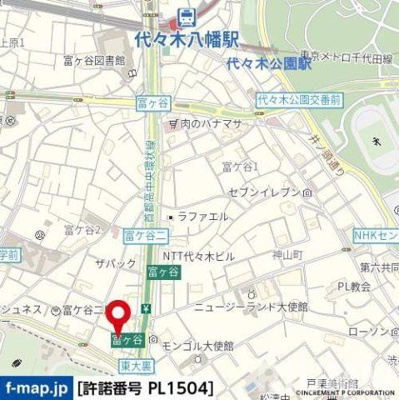 【地図】 | ルーブル渋谷松濤