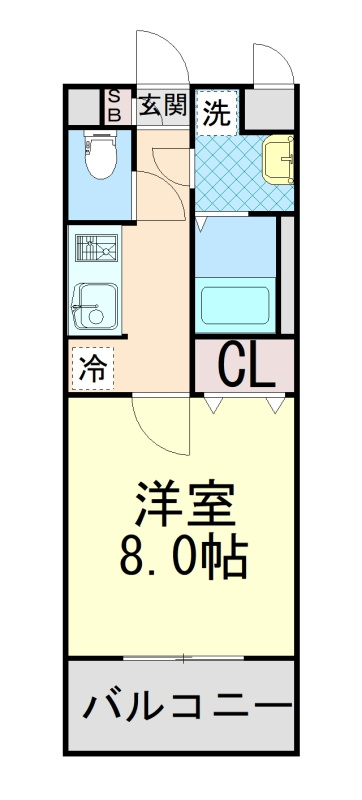 Clair摩耶(クレールマヤ)の間取り
