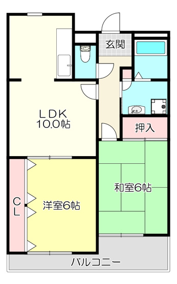 【間取り】 | エスペランサ41