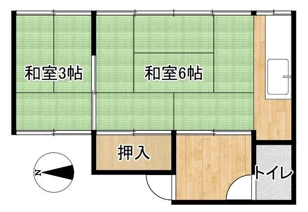 藤田荘の間取り