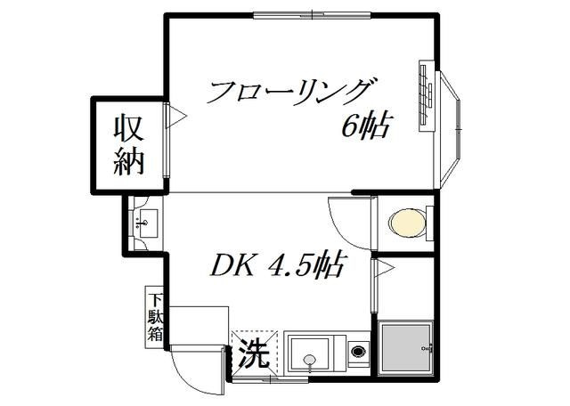 エスポワール浜田山の間取り