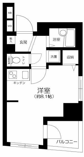 プリズムスクエア本駒込の間取り