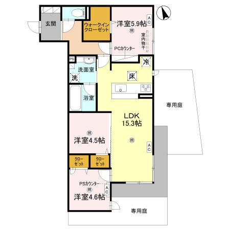 【間取り】 | Hama L’Atrium(ハマ・ル・アトリウム)