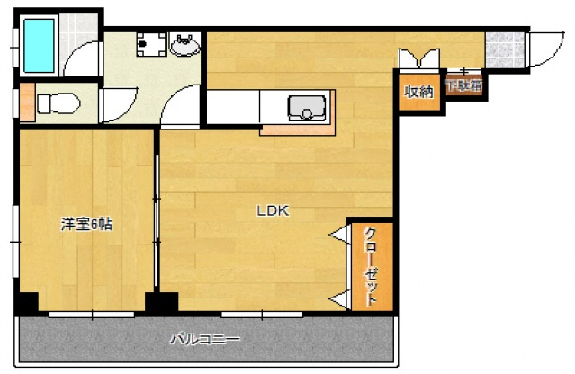 合川ハイツの間取り
