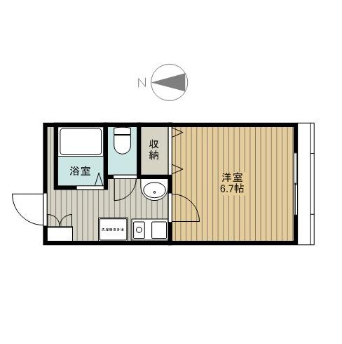 アンソレイエ・シャンブルの間取り