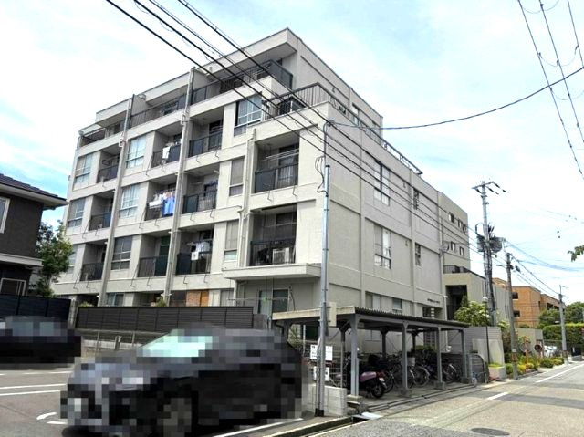 甲子園第2コーポラスの外観|２階のお部屋なので、エントランスや駐輪場が近いです。